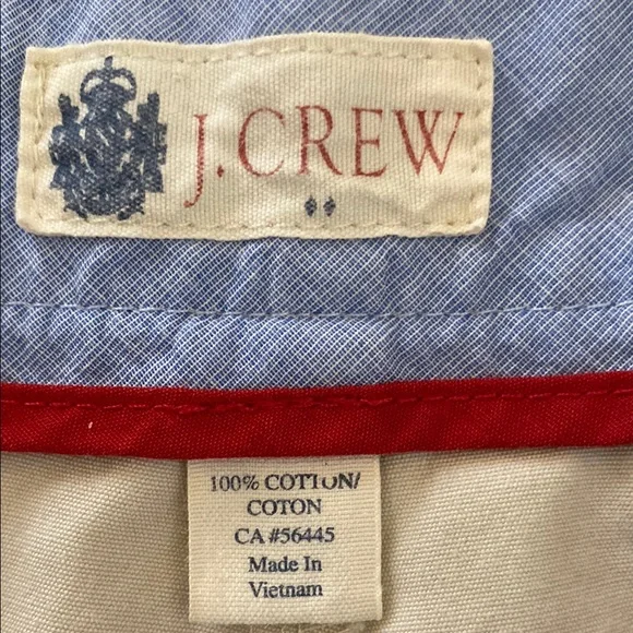 J. Crew Men's Tan Flat Front Shorts - Picture 2 of 10